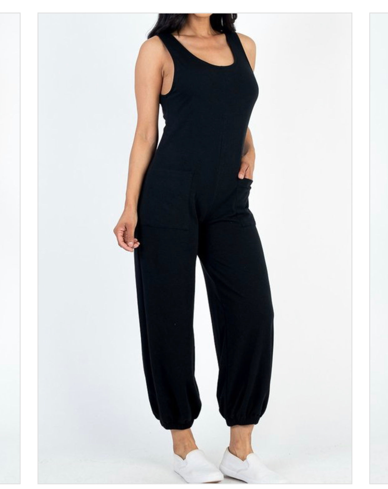 Sleeveless Jumpsuit - Black